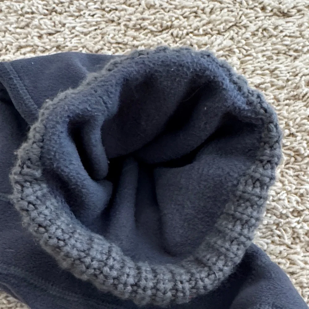 Hunter Charcoal Fleece Cardigan Stitch Tall Boot Liner Socks Womens sz  L (8-10)